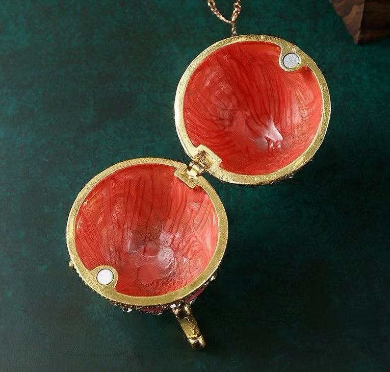 Vintage-style Easter Enamel Egg
