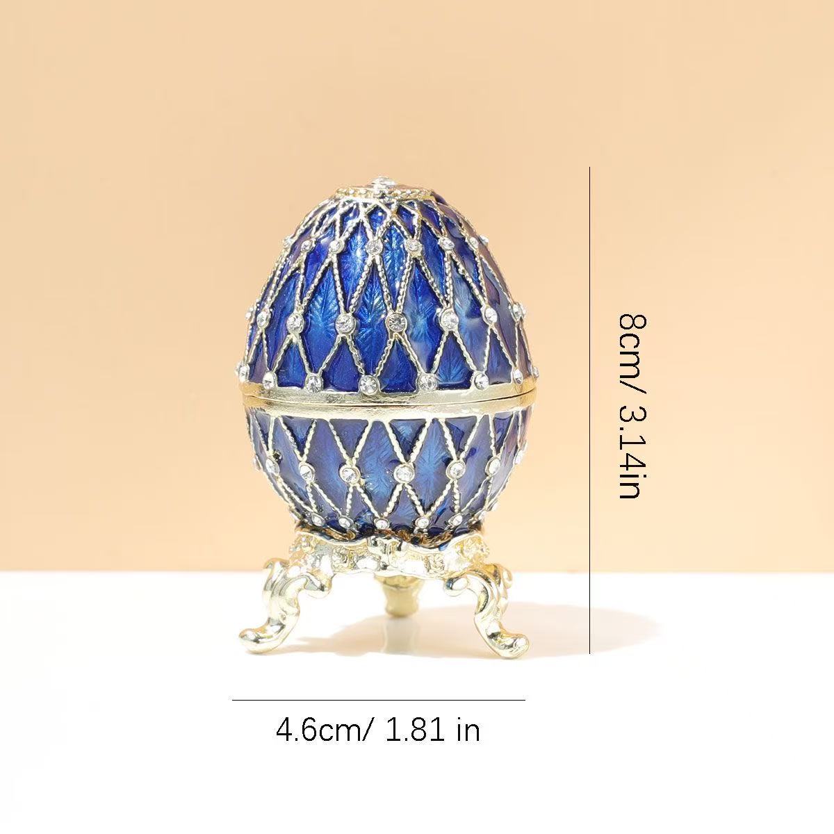 Vintage-style Easter Enamel Egg