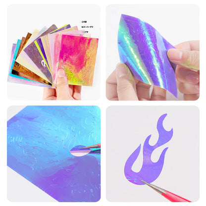 Flame Nail stickers