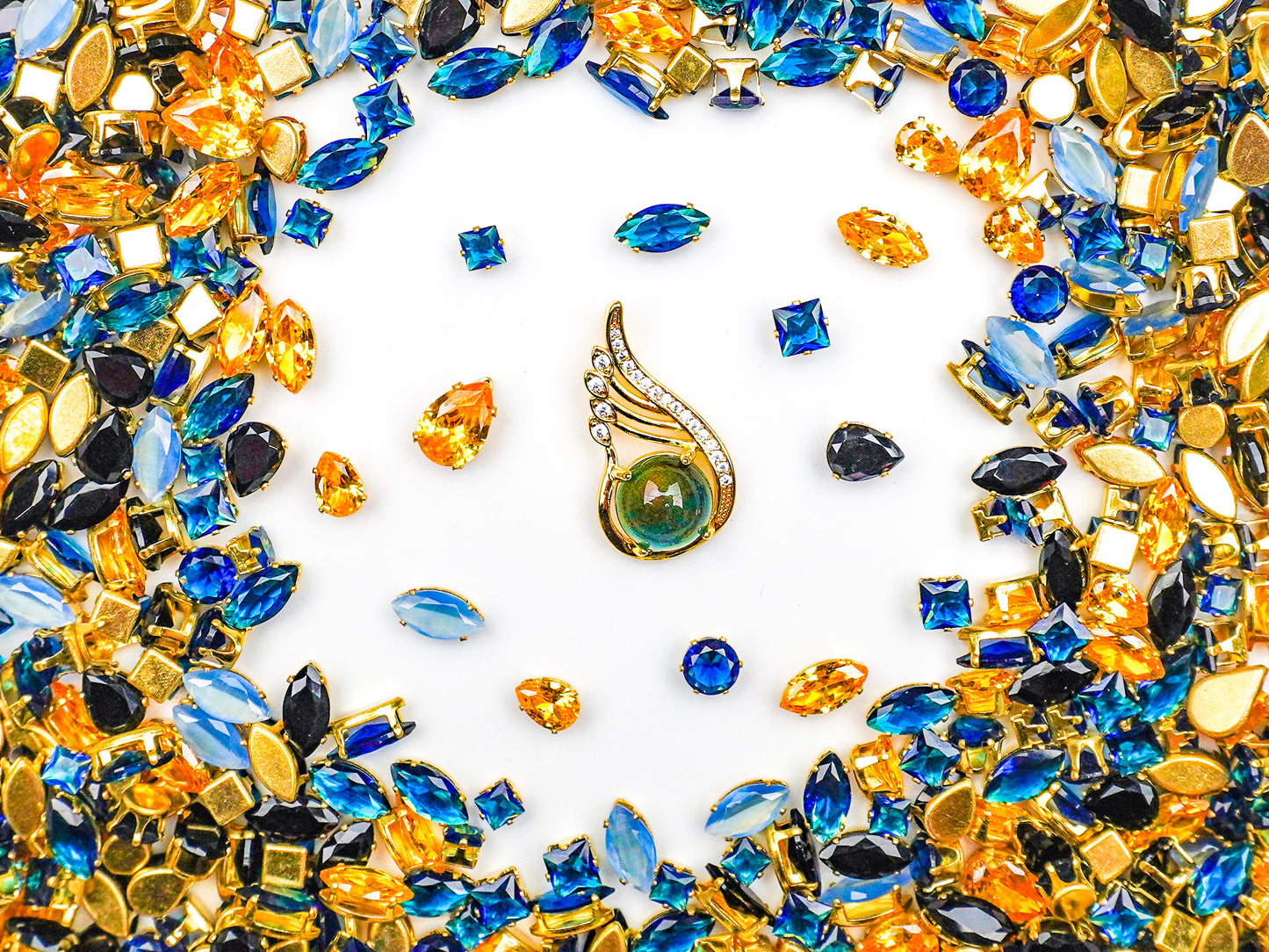 Royal Jewels-Navy Bloom