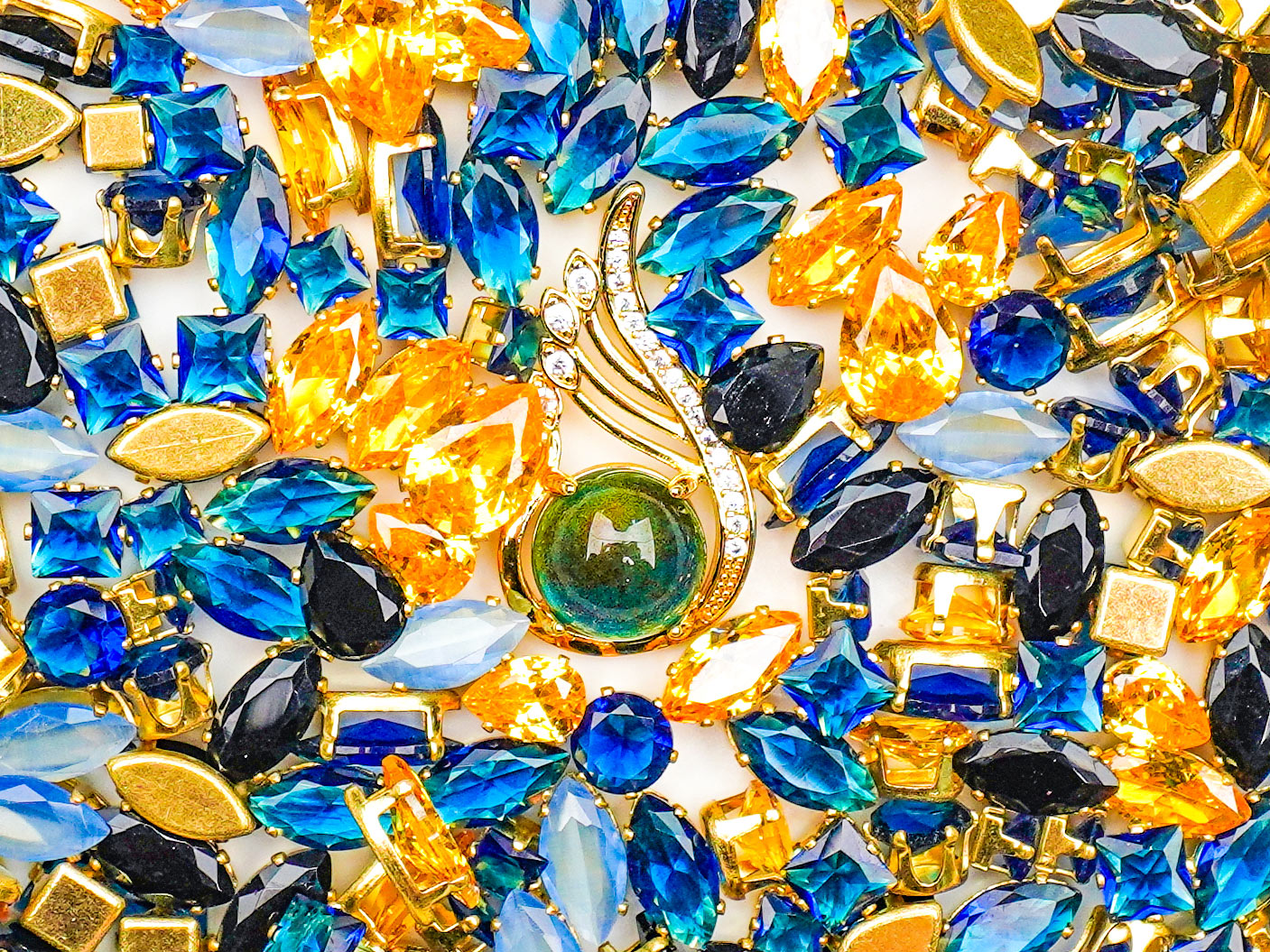 Royal Jewels-Navy Bloom