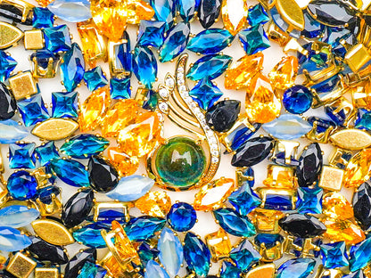 Royal Jewels-Navy Bloom