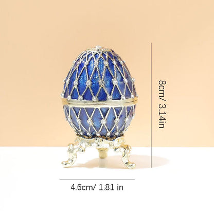 Vintage-style Easter Enamel Egg