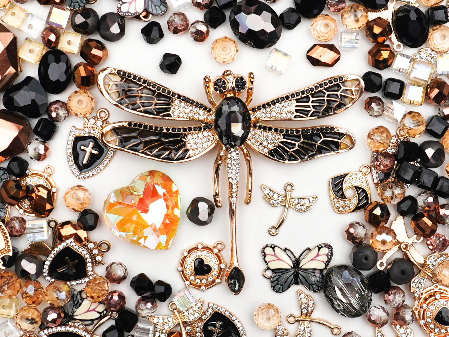 Giant Lux- Noir Dragonfly