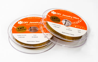 Fine Gold Steel Wire(0.3mm)