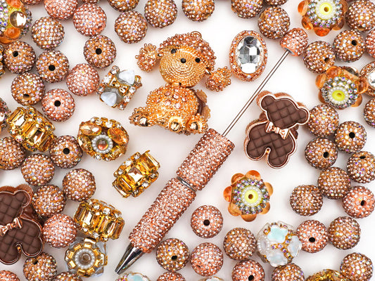 Beaded Pen-Latte Love