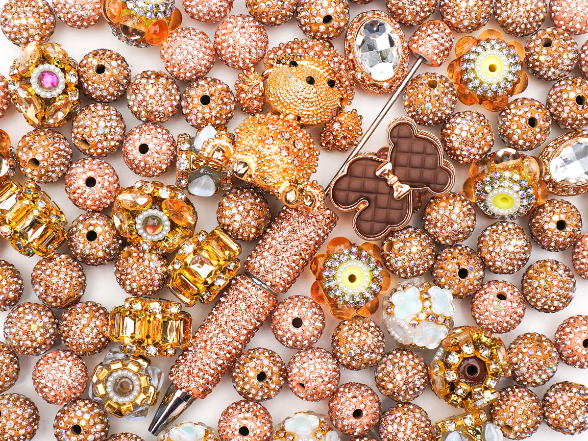 Beaded Pen-Latte Love