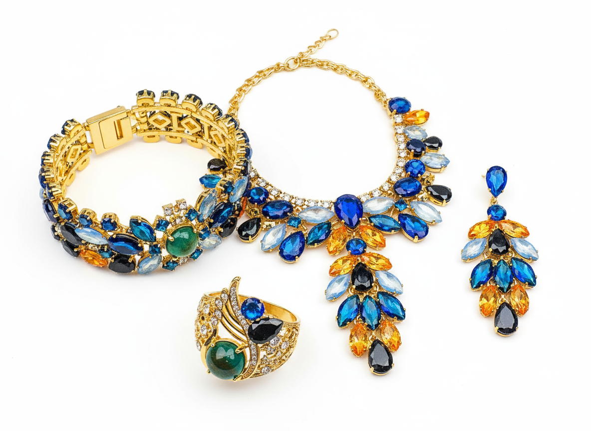 Royal Jewels-Navy Bloom