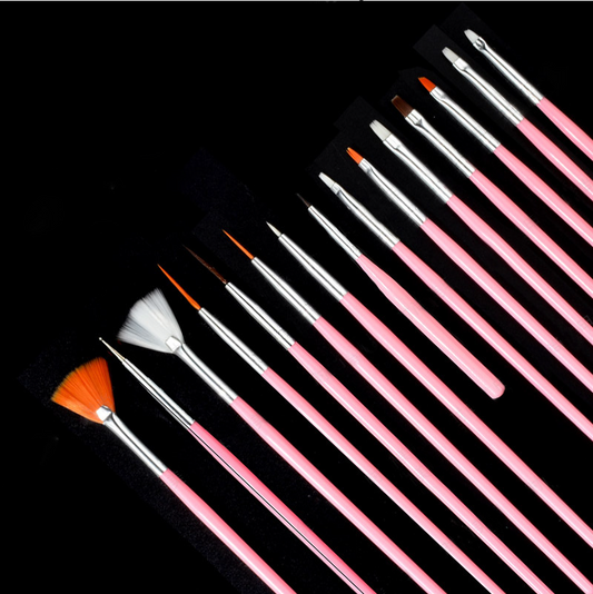 15 set Acrylic Nail Art Brushes